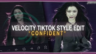 "CONFIDENT" Tiktok trend alight motion editing tutorial