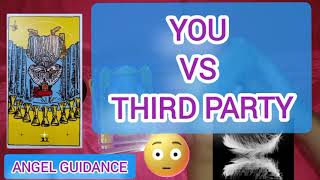 You Vs Third Party 🤲🙏🧚‍♀️🌈 #youvsthirdparty #youvsthem #tarotreading #lovereading #thirdparty #tarot