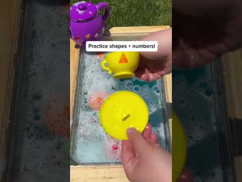 Water Table Tea Party Activity! #learningresources  #kidsactivities #summeractivity #kidstoys