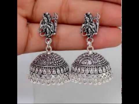 Rajatha Silver Jhumkies