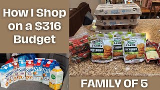 How I Shop for $316 a Month | Kroger Haul | Jan 26