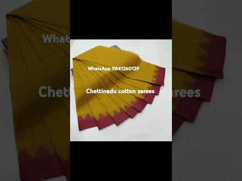 Chettinadu cotton sarees, #specialcottonsarees #purecotton #traditional #viralreels