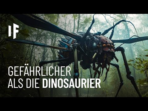 Was wäre, wenn es Riesen-Insekten auf der Erde gäbe?