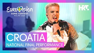 Baby Lasagna - Rim Tim Tagi Dim | Croatia 🇭🇷 | National Final Performance | Eurovision 2024