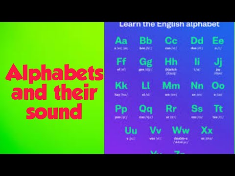 Learn Letters and Sounds with LittleAadhya| alphabets and their sounds|