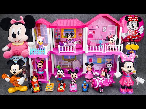 Satisfying with Unboxing Disney Minnie Mouse Pink Sweet Home Playset | Review Toys ASMR