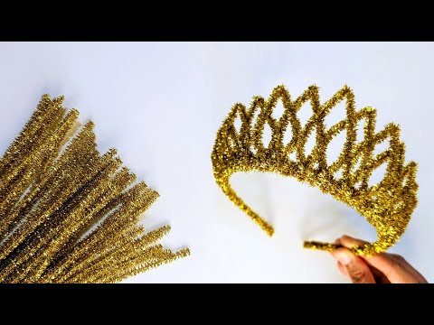 How to make Gorgeous CROWN using waste material | DIY Easy Crown Ideas | Handmade Crown #crown #art