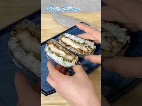 Making ONIGIRAZU 〜おにぎらず〜 #Shorts | easy Japanese home cooking recipe