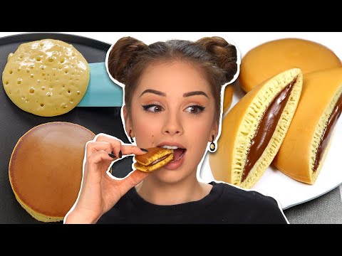 I TRIED MAKING JAPANESE DORAYAKI PANCAKES