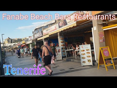 Tenerife - Costa Adeje Fanabe beach bars restaurants