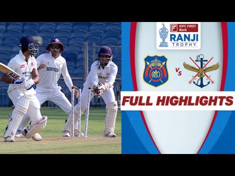 Ranji Trophy 2024/25, Maharashtra vs Services, Extended Full Match Highlights