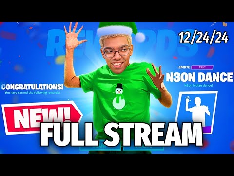 CHRISTMAS GIFT OPENING + OG FORTNITE | N3ONS FULL KICK STREAM [12/24/24]