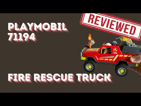 Playmobil 71194 Fire Rescue Truck - REVIEW