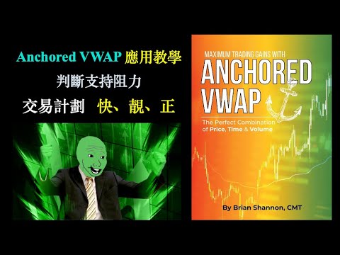 Anchored VWAP 應用教學｜判斷支持阻力｜幫助交易計劃設定【CC中文字幕】