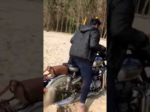 Bullet stuck in sand at dhublagarh, Odisha #shorts