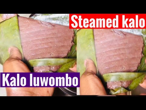 Make kalo luwombo this Xmas season, STEAMED KALO #healthyafricanfood