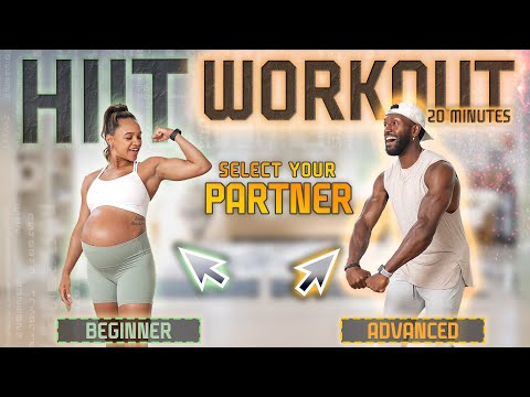 20 Minute Full Body No Equipment HIIT Workout (Partner / Solo Workout)