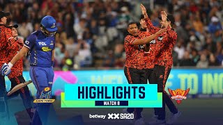 Betway SA20 | Match 8 Highlights | MI Cape Town v Sunrisers Eastern Cape