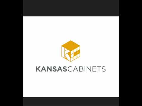 ✨ Cabinetry Excellence: Kansas Cabinets Company Logo Design! 🏡🔨| Logo Design #logo #woodworking