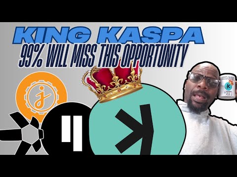 KING KASPA...99% WILL MISS THIS OPPORTUNITY!!  #kas #jas #qnt #qubic #btc