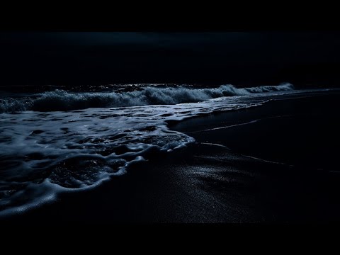 Ocean Sounds For Deep Sleeping With A Dark Screen And Rolling Waves