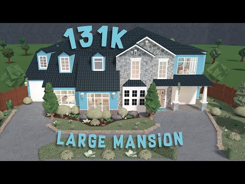 Multiple floors only large mansion + with workout room | Bloxburg build