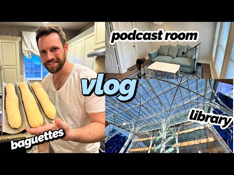 Vlog | Family Library Trip, A Disappointing Dinner, and Podcast Room Cleanup