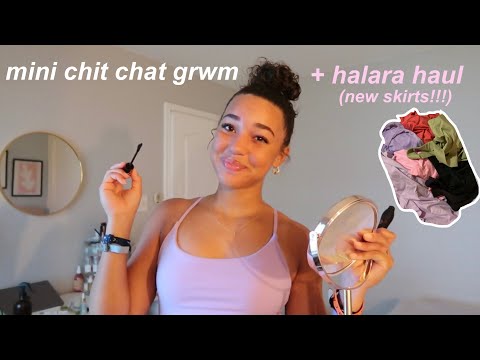 chit chat grwm + halara haul💌