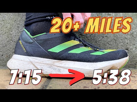 MILE REPS In A 20 Mile LONG RUN | Running Faster Than Marathon Pace