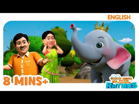 8-Minute Non-Stop Kids Popular English Rhymes | TMKOC English Rhymes | #tmkoc #english