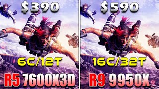 Ryzen 5 7600X3D vs Ryzen 9 9950X | PC Gaming Tested (Which One Will You Choose for Gaming in 2025?)