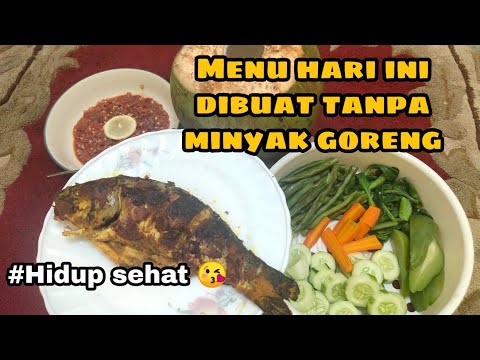 MASAK 3 MENU SEKALIGUS ,IKAN BAKAR+SAMBAL TERASI +LALAPAN ,ENAK BANGET,MAKAN NAMBAH BERKALI-KALI