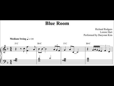 [jazz piano] Blue Room (sheet music)