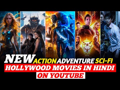 Top 10 New Fantasy/Adventure Hollywood Movies in Hindi On YouTube | 2025 New Hollywood Movies Hindi