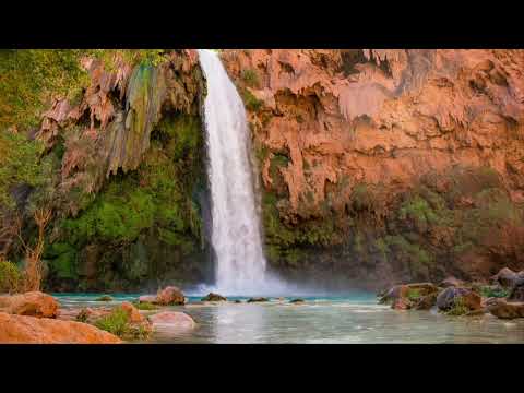 4K Waterfall Video | Relaxing | Meditation