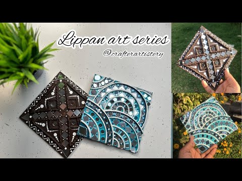 Lippan Art | Lippan Art for beginners | Traditional Indian Mud and Mirror Art #youtube #lippanart