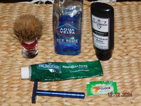 Semogue 830 Boar Brush & Palmolive Menthol: