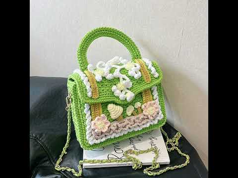 Beautiful crochet handmade  purse and hand bags #crochetbag #crochet  #handembroidery #crosiadesign