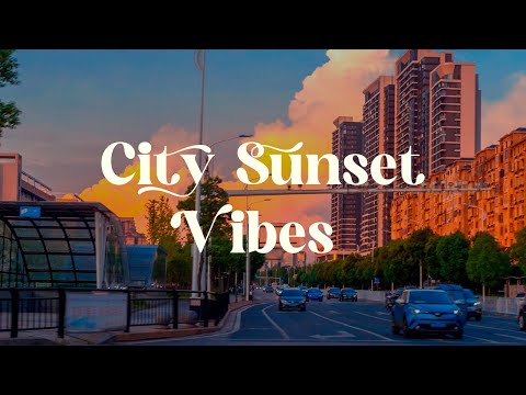 City Sunset Vibes 🌇 Calm Japanese Music for Relaxation and Study