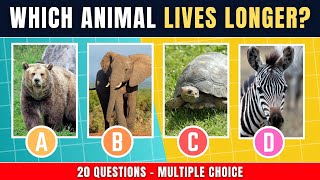 ANIMALS TRIVIA QUIZ - Multiple Choice Test ✔️