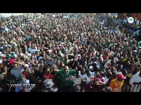 H.E Atiku Abubakar and Ifeanyi Okowa Storm Yobe for the 2023 PDP Presidential Campaign Rally