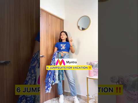 Myntra jumpsuit #youtubeshorts #myntrafinds #myntrahaul #myntra #jumpsuit #vacation