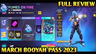 March Booyah Pass Free Fire 2023 || Free Fire March Booyah Pass Full Review