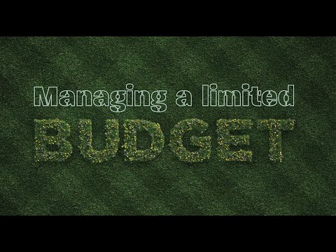 Top Tips - Managing a limited budget