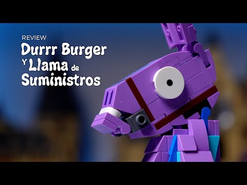 LEGO FORTNITE: Llama de Suministros y Durrr Burger | RESEÑA EN ESPAÑOL