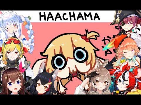 Hololive members reaction to Haachama spider [Hololive Clip] compilation