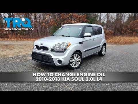 How to Change Engine Oil 2010-2013 Kia Soul 2.0L L4