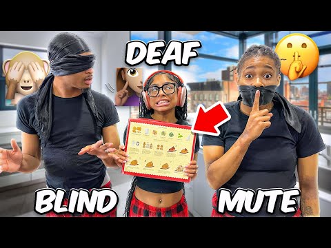 Blind , Deaf And Mute CHRISTMAS Baking Challenge||VLOGMAS DAY.5