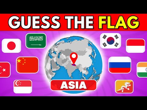 Guess the Flags of Asia 🌏 | Flag Quiz 🚩