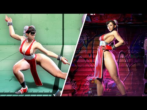 I made you wait. What if Chun-Li wore Mai Shiranui's costume? Street Fighter6 MOD